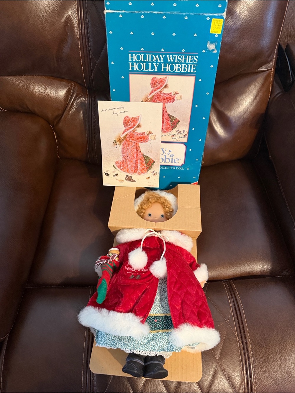 Holly Hobbie collectible holiday wishes, doll